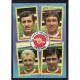 Signed colour picture of four Arsenal footballers.